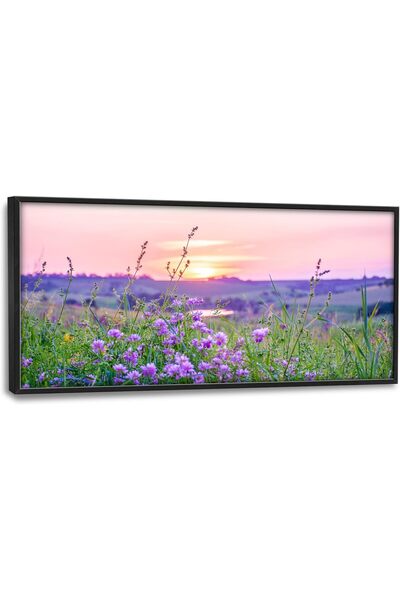 ALAYRA International لوحة فنية جدارية قماشية جميلة بإطار خارجي مقاس 50×100 سم...