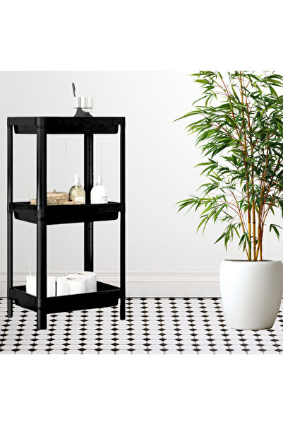 ViZKA Unitate de raft pentru baie dreptunghiulară cu 3 niveluri, organizator ...