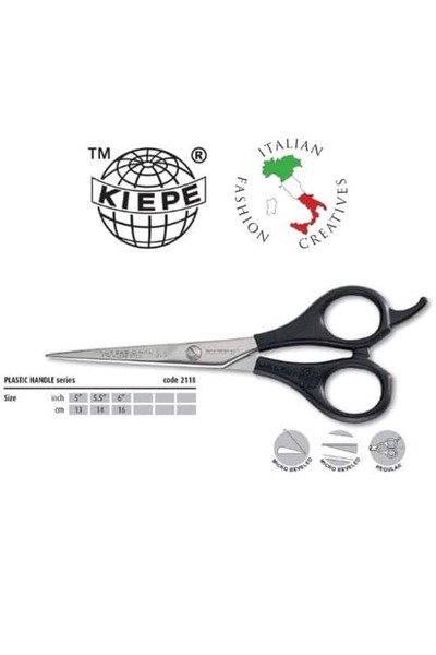 Artero Foarfece de frizer cu mâner din plastic de 5,5"