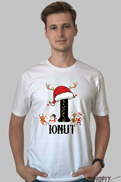 GILDAN Tricou Craciun Ionut Litera I Cu Reni Si Mosul Barbat