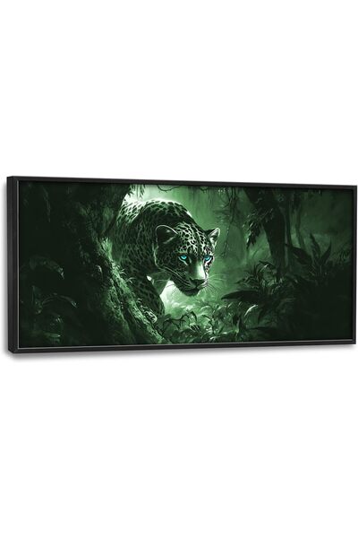 ALAYRA International لوحة فنية جدارية قماشية جميلة بإطار خارجي مقاس 50×100 سم...