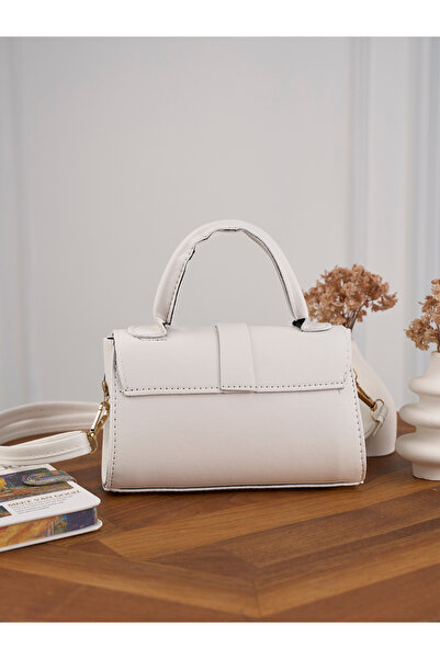 Rivina Women's Mini Lock Detailed Crossbody Hand and Shoulder Bag