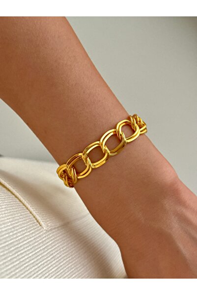 YOUES JEWELRY Jeweler Model Chain Gold Women's Bracelet