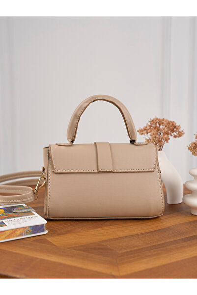 Rivina Women's Mini Lock Detailed Crossbody Hand and Shoulder Bag