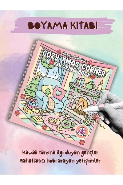 deniz9 Cozy Xmas Corner Boyamak Kitap