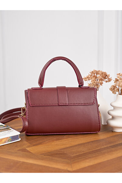 Rivina Women's Mini Lock Detailed Crossbody Hand and Shoulder Bag