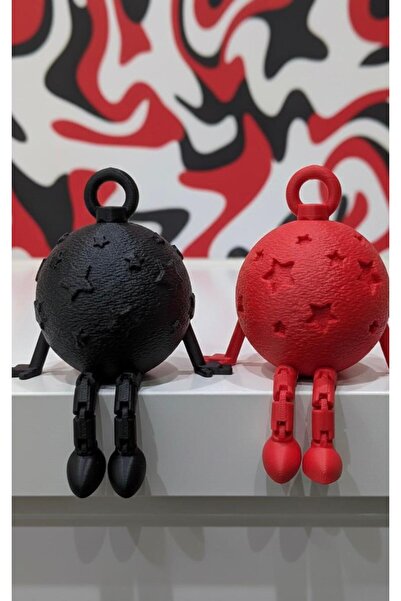 Figmentra Новогодишна декоративна възглавница за сядане с двойна връзка 7 см