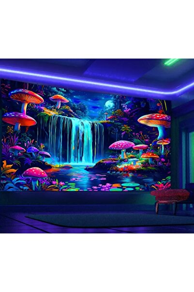 Types Mushroom duvar halısı 200×150 cm