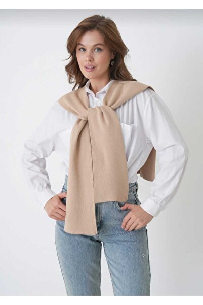 Fahhar Square Piece Scarf Dark Brown