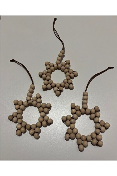 Handmade زينة نجمة خشبية مزخرفة لغرفة الأطفال، زينة للمطبخ، زينة من خشب الصنو...