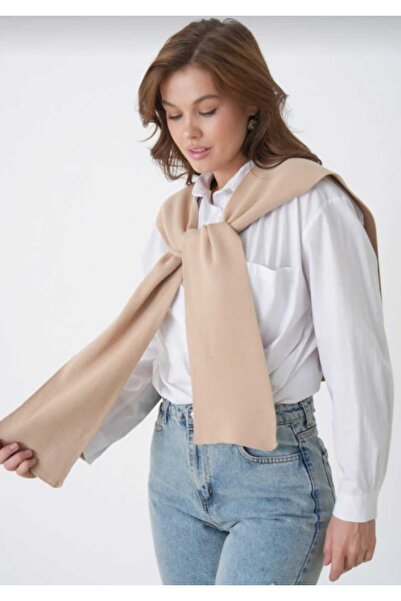 Fahhar Square Piece Scarf Dark Brown