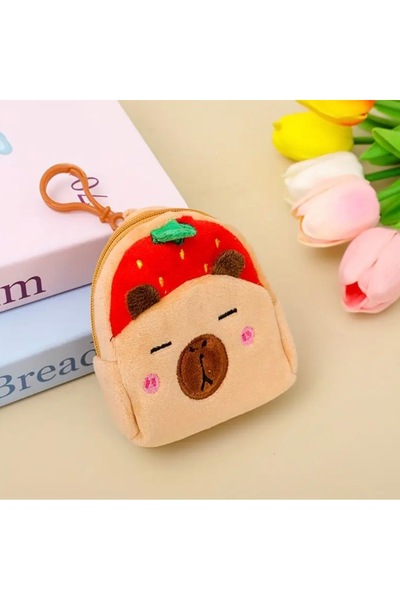 EFA حقيبة تخزين من القطيفة على شكل كابيبارا