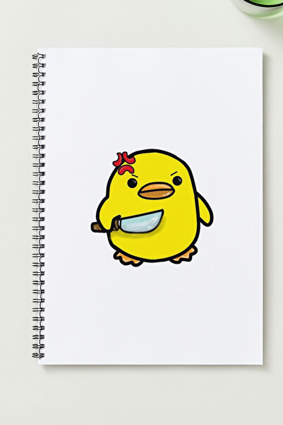 BLACKONECLASS BELALI CİVCİV A5 Metal Spiralli Çizgisiz kalın bristol Kapak BE...