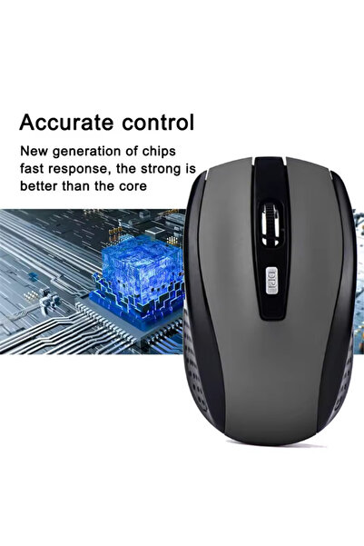 Generic Wireless Mouse – Ergonomic, High-Precision Optical Mouse, USB Receiver, Compatible with Windows