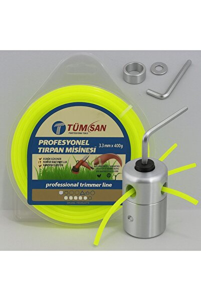 TÜMSAN ÖRÜMCEK BAŞLIK VE TIRPAN MİSİNA 3,3 MM ALTIGEN 400 GR