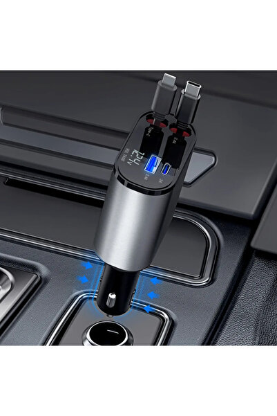 SP Multi-port car charger with 2 cables and 2 ports