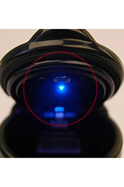 Generic Car Ashtray – Round Black, Portable with Lid, Smoke & Odor Control, Easy to Clean, Car Accessory