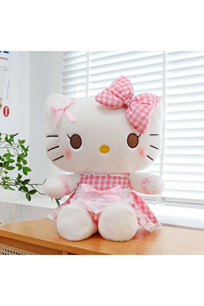 Techmarketi Hello Kitty Pelus Oyuncak Hediye 35 Cm Uyku Arkadaşı