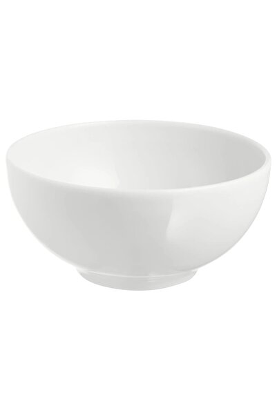 IKEA 4 Adet Beyaz Kase Çap 13 Cm Porselen Hacim: 400 ml