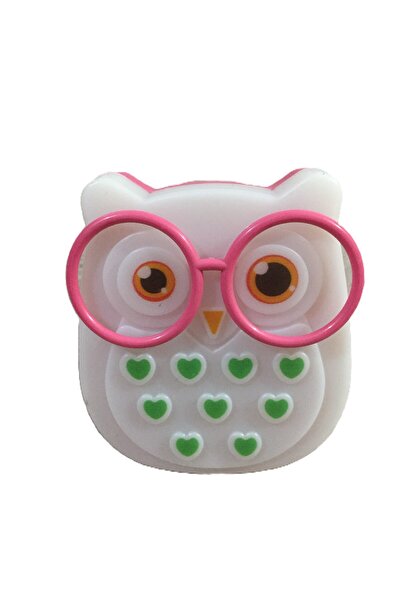 NisaLuce Çocuk Ledli Gece Lambası /Baykuş-63695 *Pembe-Yeşil2