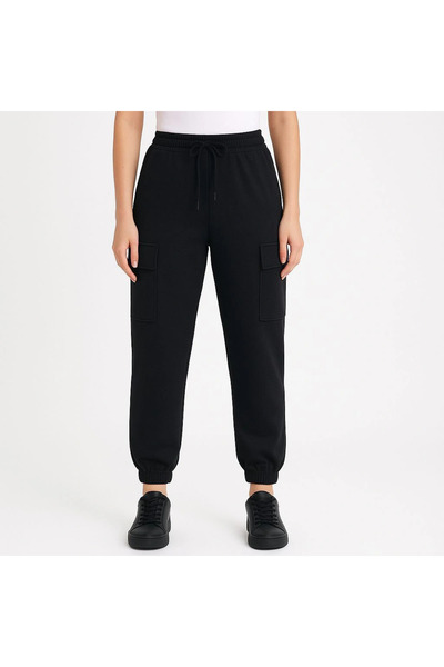 velmorafashion Velmora Black Jogger Sweatpants - Black