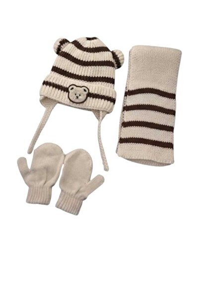 Kitti 0-18 AY BEBEK ATKI BERE ELDİVEN 3 LÜ TAKIM