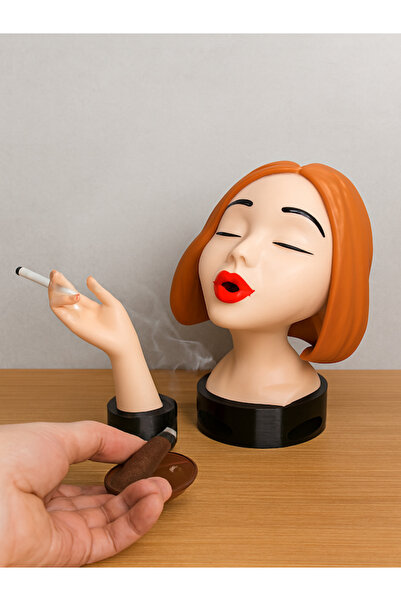 Generic Dumanlı Gözyaşları" | 3D Baskı Büyücü Kadın Baş Tütsülük | Ağızdan Duman Çıkaran Özel Tasarım