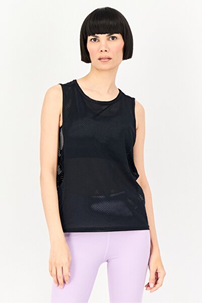 Under Armour Women Loose Fit Sleeveless Training Tank Top, Black