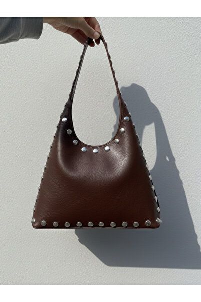 ENVA BAGS Zımbalı Detaylı Kadın Omuz Çantası