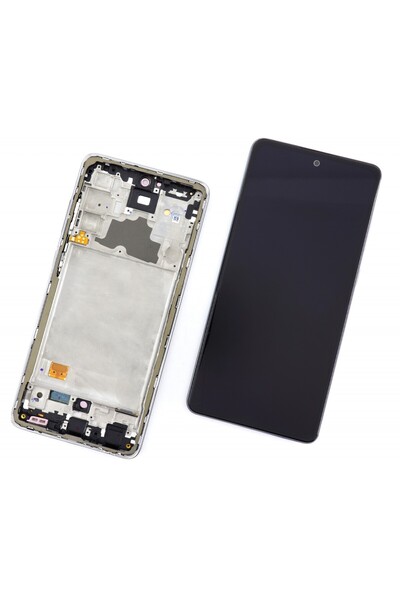 Samsung Display compatibil Galaxy A72 A725F OLED cu Rama Black Negru