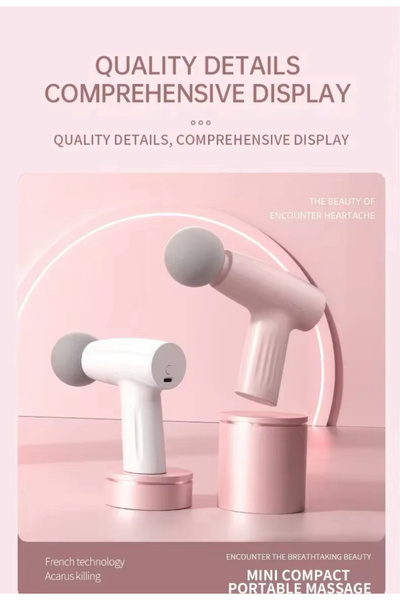 MiMi Facial & Neck Massage Gun – Mini Portable Face Massager, Skin Tightening, Anti-Aging, Deep