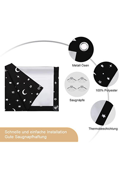 OEM Portable, opaque, reflective window blinds, no drilling 57x100 cm