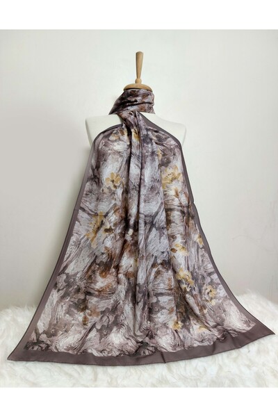 REMOMODA Şal cu model floral, şal francez din bumbac, elastic, moale, de înaltă calitate