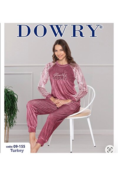 Dowry Store Velvet Women's Stylish Pajama Set