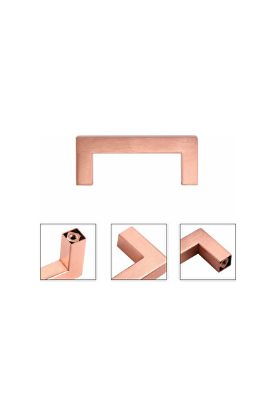 OEM Rose gold cabinet handles - 112 mm, 102mm between holes set of 5 pieces