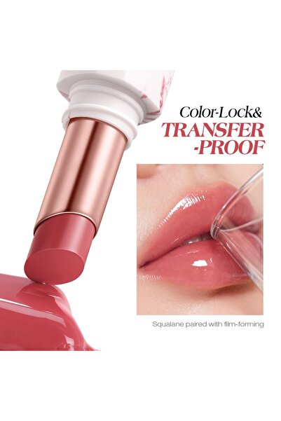 O.TWO.O Cosmetics Ice-Film Mirror Shine Lipstick (Color#5- Ice Guava)