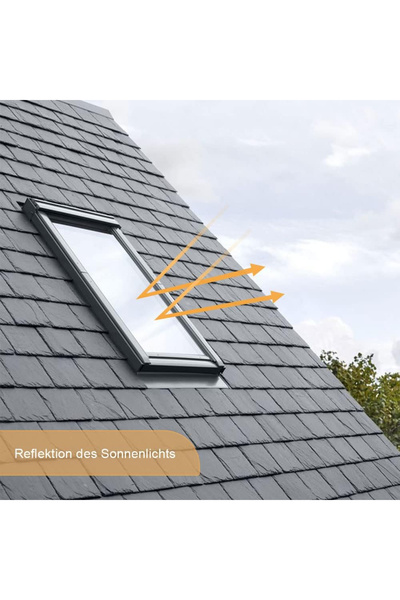 OEM Portable, opaque, reflective window blinds, no drilling 57x100 cm