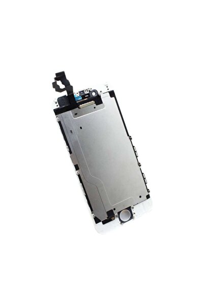 iphone Display compatibil 6 LCD Alb Complet Cu Tablita Metalica Si Conector
