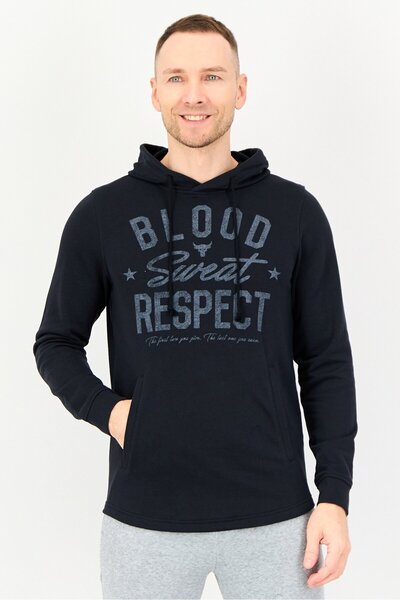 Under Armour Men Loose Fit Long Sleeve Outdoor Hoodie, Black