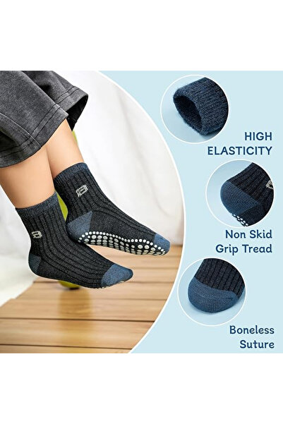 OEM Thick non-slip socks for children, set of 10 pairs, 4-7 years