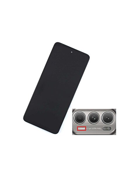 Motorola Display compatible with Moto G60 with 108MP Camera with Black Frame