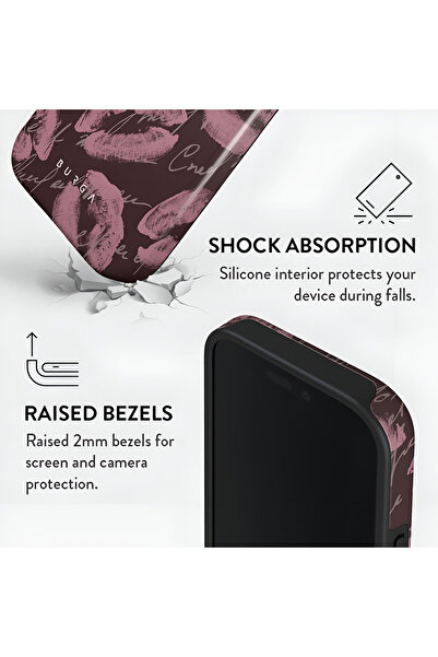 HYPERSOFT iPhone 17 Air (6.5 Inch) Compatible Patterned Burga Series Double Layer Premium Case