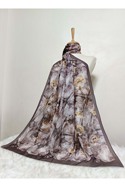 REMOMODA Şal cu model floral, şal francez din bumbac, elastic, moale, de înaltă calitate