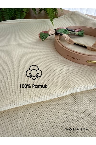Hobianna Etamin Kanaviçe Kumaşı Aida 11 Count - 100x150cm