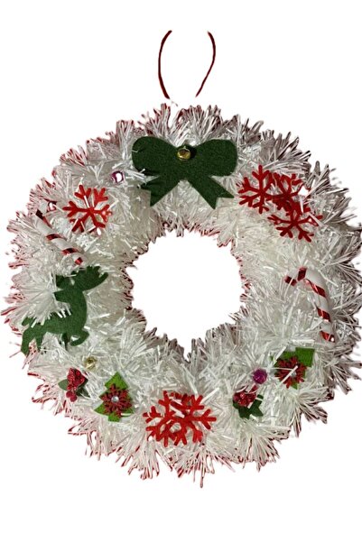 şahane parti New Year's Wreath Decoration Door Decoration