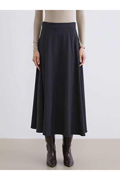 LC Waikiki Fusta evazată cu fermoar în talie