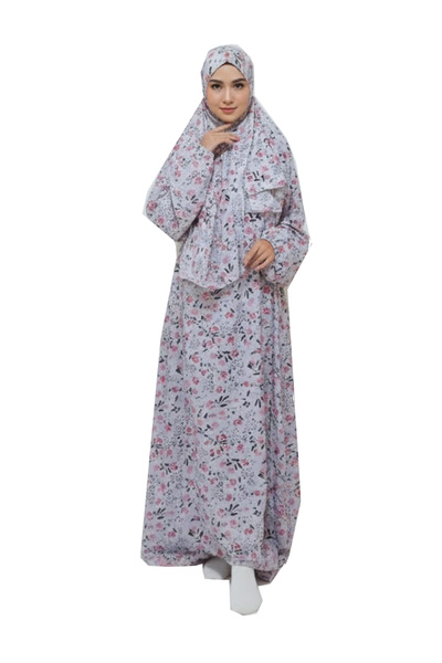 Elegant Women's prayer shawl with a wide and comfortable floral pattern