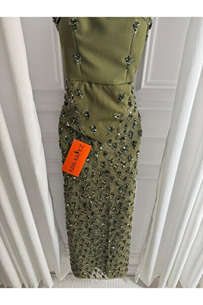 ABRARYZ crepe dress with sequins