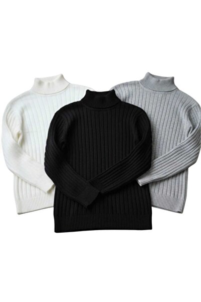 Daniel Lucci Men's turtleneck Corded Fabric knitwear sweater