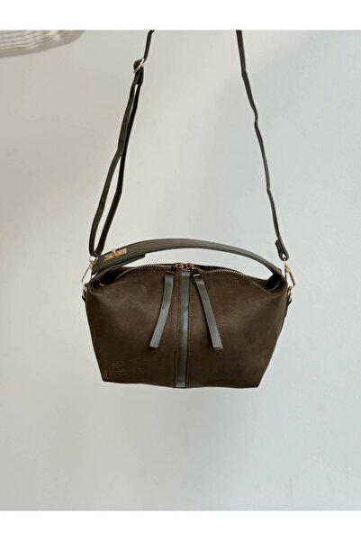 KIRASE Women's New Season Archi Suede Quality Hand and Shoulder Bag